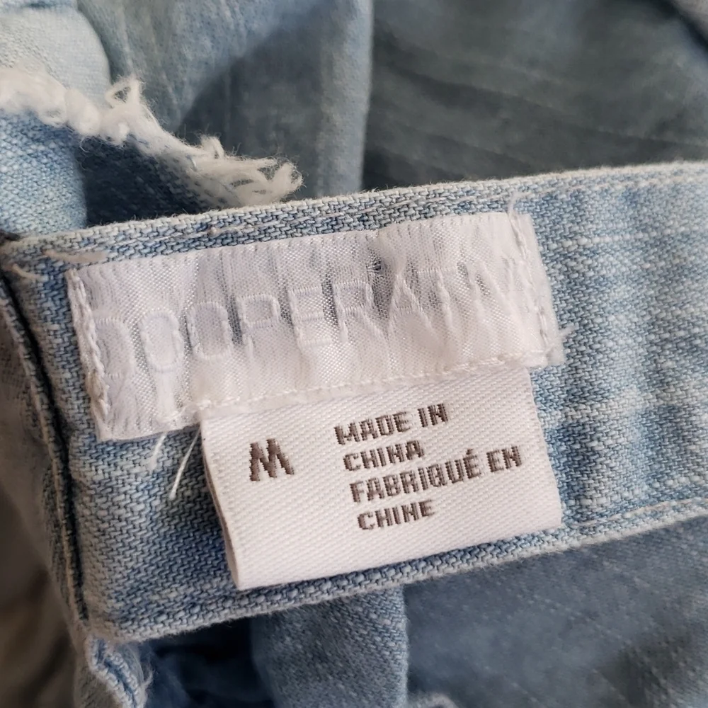 Cooperative denim crop top size Medium
